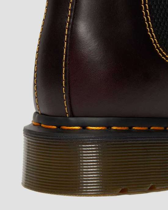 Botas Chelsea Dr. Martens 2976 Atlas Mujer Vino MX-78391